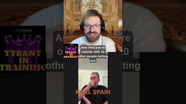 Karl Spain is not threatening, hes FUN!  #podcast #podcastvibes #youtubeshorts #comedy #irishcomedy
