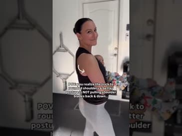 Quick Posture Fix: Try this! #posturefix #posture