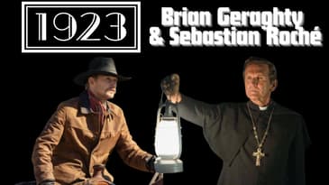 "1923" | Actors: Brian Geraghty & Sebastian Roché | (Zane Davis and Father Renaud)