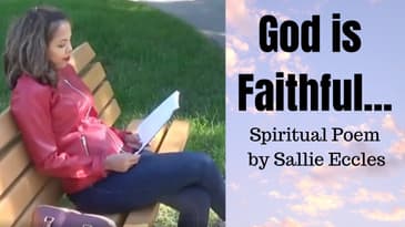 God is Faithful Poem by Sallie Eccles | The Janay Wells Show
