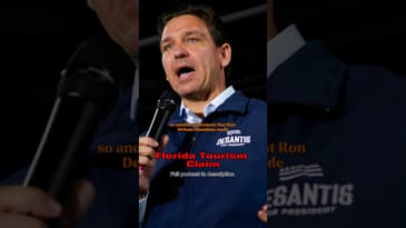Ron DeSantis Florida tourism claim
