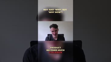 Not just 'Why', but 'Why today'