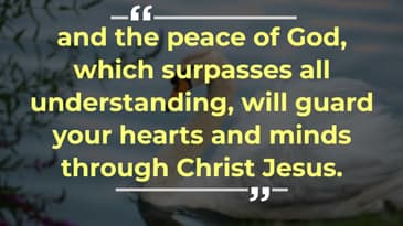 Peace - Be Anxious For Nothing - Philippians 4:6-7 - Bible verse video by Robert Woeger