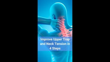 🔥4 Steps For Upper Trap Tightness/Tension Headaches🔥