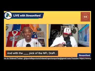 #SportsReportsAsOrdered - The Draft is Here