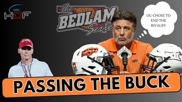 HOF College Football | Mike Coach Gundy AGAIN Blames Oklahoma in Bedlam Rant at Big 12 Media Days