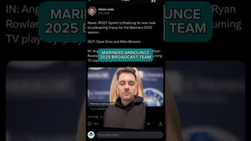 The Mariners Announce Their 2025 Broadcast Teams 🤔 #mlb #baseball #mariners