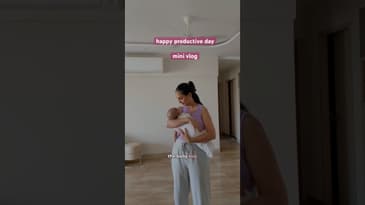 PRODUCTIVE + BABY TIME MINI VLOG!