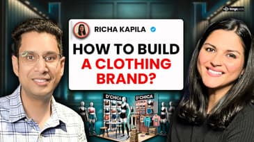 Build a clothing #brand in India feat. Richa Kapila, co-founder D'Chica (Shark Tank Funded)