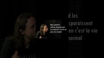 😱La disparition des cultures (Québec) Canada - 4e de couverture & David Atman