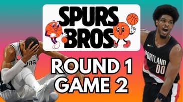Spurs Lose Game 2 vs Blazers, Wemby is Concussed + All Time Crashout from Stu