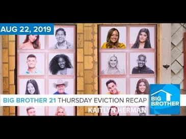 Big Brother 21 Thursday Night Aug 22 Eviction Recap | Kaitlyn Herman #BB21