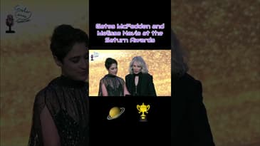 Gates McFadden & Melissa Navia at the Saturn Awards #fyp #startrek #saturnawards