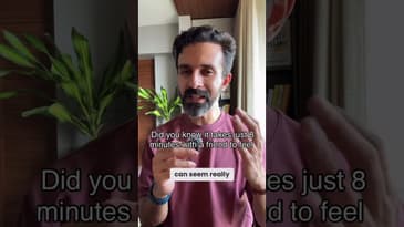 8 Minutes With A Friend Can Change Your Day | Varun Duggi #shorts