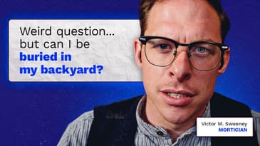 Can I be buried in my backyard?