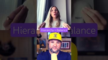 Hierarchy is better than “Balance”