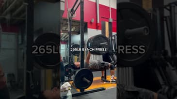 265lb Bench Press x 2 | Dr. Chris Garcia