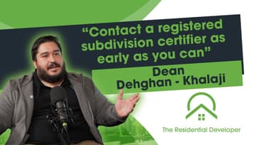 Navigating CDC Subdivisions with Dean Dehghan-Khalaji from Subdivision Certifiers