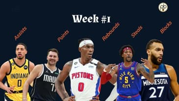 Best of the NBA by Average in week 1