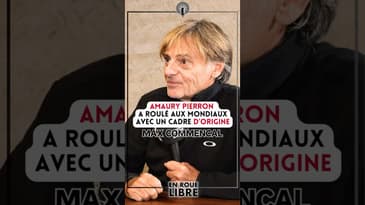 Amaury Pierron roulait sur un triangle avant «&nbsp;stock&nbsp;» lors des championnats du Monde en Andorre.