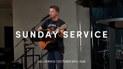 Sunday Church Service at Calvary Church | Pastor Nate Holdridge | October 18th, 2026