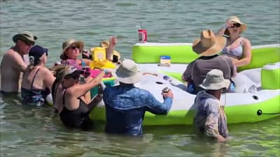 Biggest party of the year,  on sandpoint. 