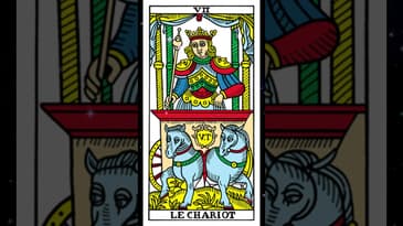 VII. The Chariot Card (Marseille Tarot)