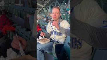 Trying an UNBELIEVABLE Quesadilla at the Mariners game #shorts #baseball #mlb #mariners #food