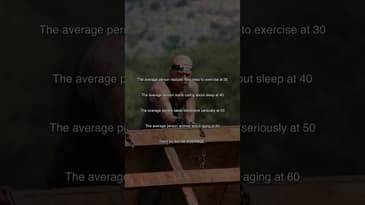 The average person realizes they need to... #longevity #healthylifestyle #exercise