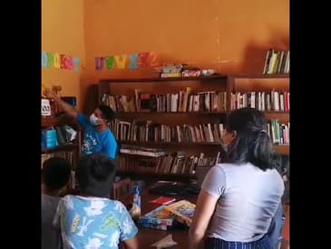 Kids in Mexico at the Globe Aware Tzacala Community Center ( Spring 2022)