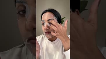 Not me reusing face mask serums to save 💵😂✨