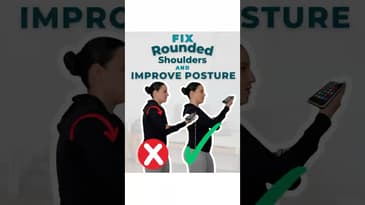 Fix Rounded Shoulders and Improve Posture!
