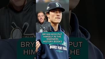 BRYAN WOO PUTS HIMSELF IN THE MARINERS HISTORY BOOKS