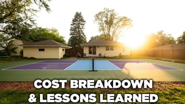 I Built a Pickleball Court in my Backyard (A year in the making)