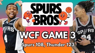 West Finals G3 REACTION: Spurs Lose Big Game 3, Inexperience is Showing, + REAL Adjustments Needed