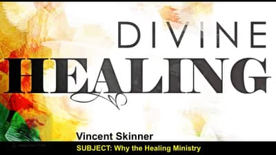Why the Healing Ministry
