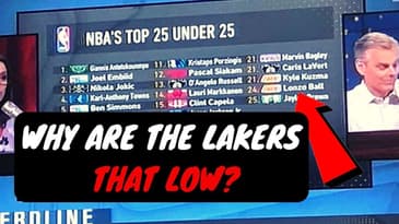 Are the Lakers YOUNG CORE not ranked in top 25 under 25?
