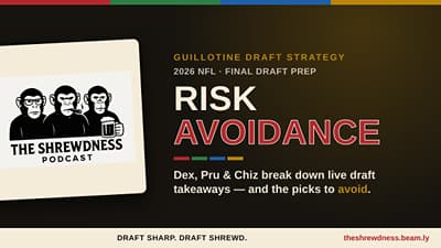 Shrewdness Guillotine Fantasy Football:  Risk Avoidance