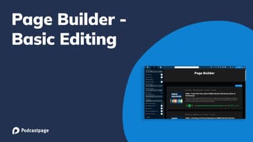 Page Builder - Basic Editing