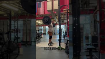 305lb X 3 back squat | Dr. Chris Garcia