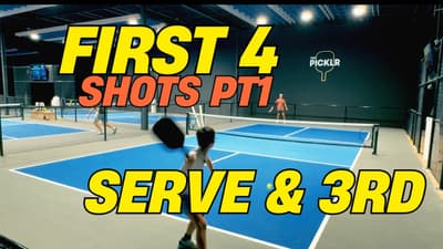 Training First Four Shots Part 1 - Serve and 3rd