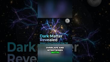 NASA's Dark Matter Map: Webb Reveals Universe's Scaffolding #shorts