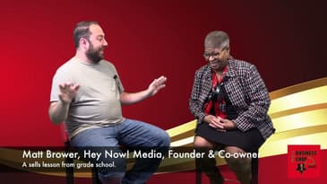 Business Chop Podcast Trailer, Guest Matt Brower, A Sells Lesson from Grade School