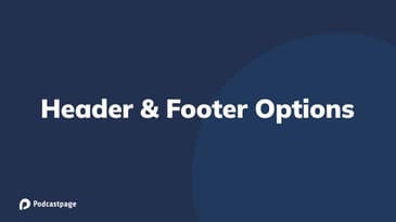 Website Header & Footer
