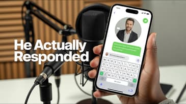 We Texted Him Directly To His Podcast (Then He Responded)