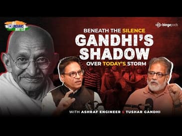 Beneath The Silence: Gandhi's Shadow over Today's Storm
