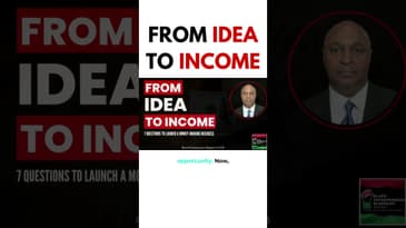 From Idea To Income - 7 Questions To Launch A Money Making Business #shorts