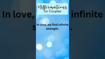 Boost your relationship with these quick and powerful couple affirmations! 💙💚 #beyondido