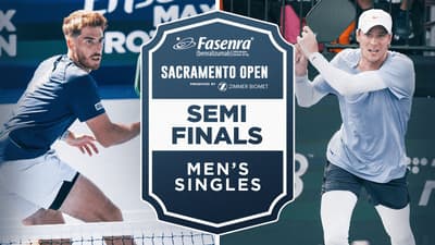 Federico Staksrud v Roscoe Bellamy at the Fasenra Sacramento Open
