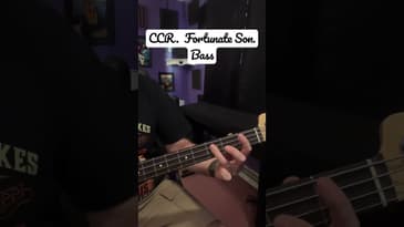CCR Fortunate Son Bass #Shorts #EasyBass ￼